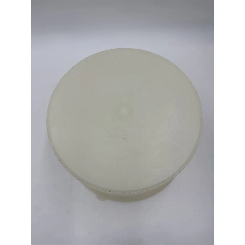 Vintage Tupperware Round Storage Container 267-3 & Lid 230-4 Clear